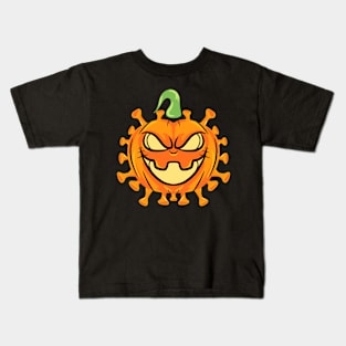 Pumpkin Virus Halloween Kids T-Shirt